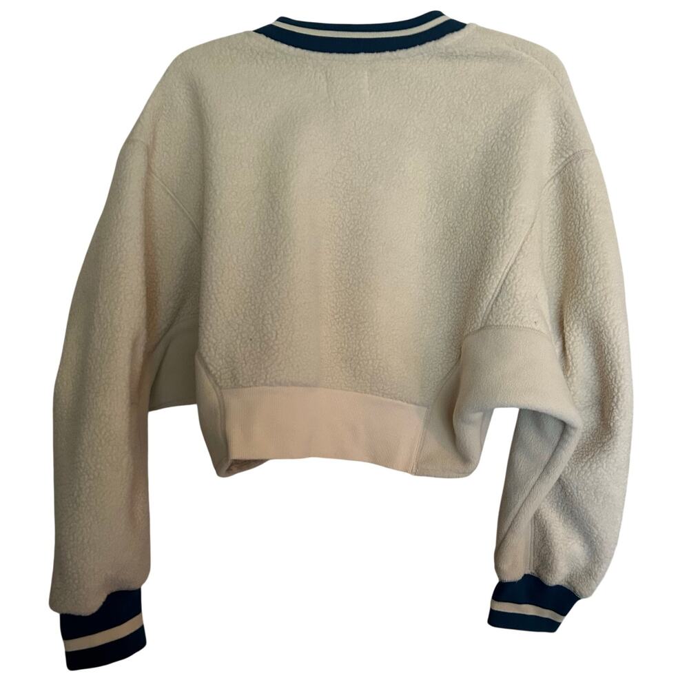 Urban outfitters BDG cropped Sherpa  sweatshirt women’s S - Picture 2 of 8